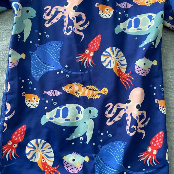 Jan & Jul One Piece UV Swimsuit | Sea Friends print, 18-24 months - Picture 14 of 15